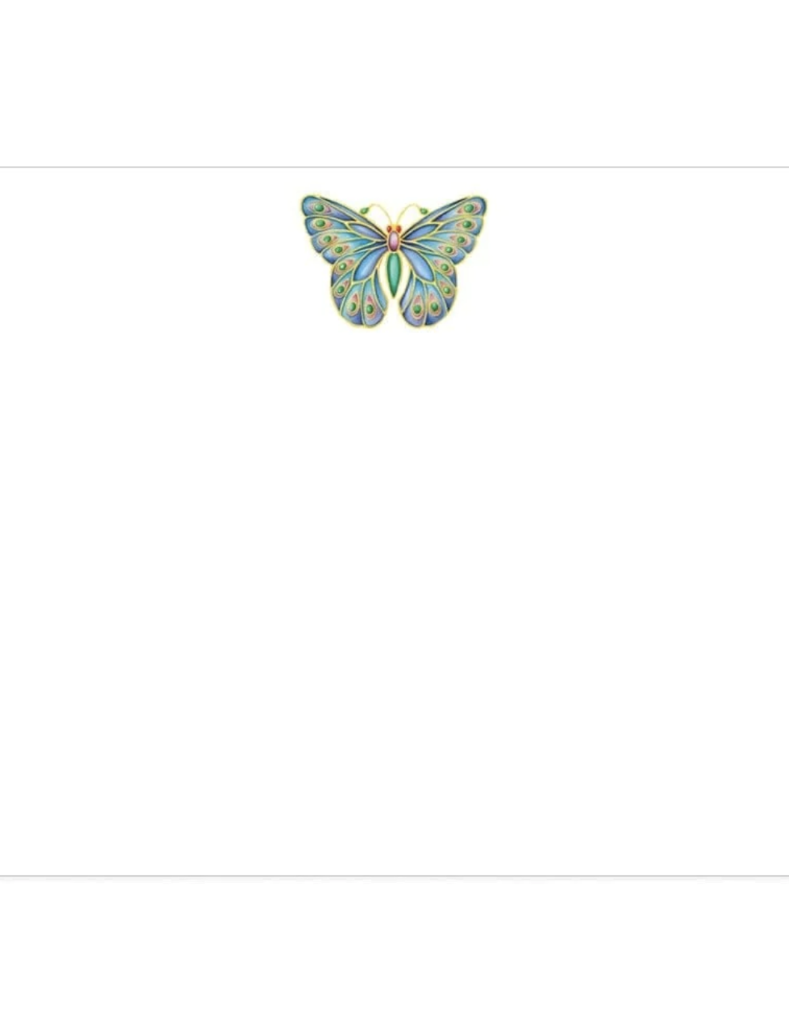 Caspari Butterfly Correspondence Cards