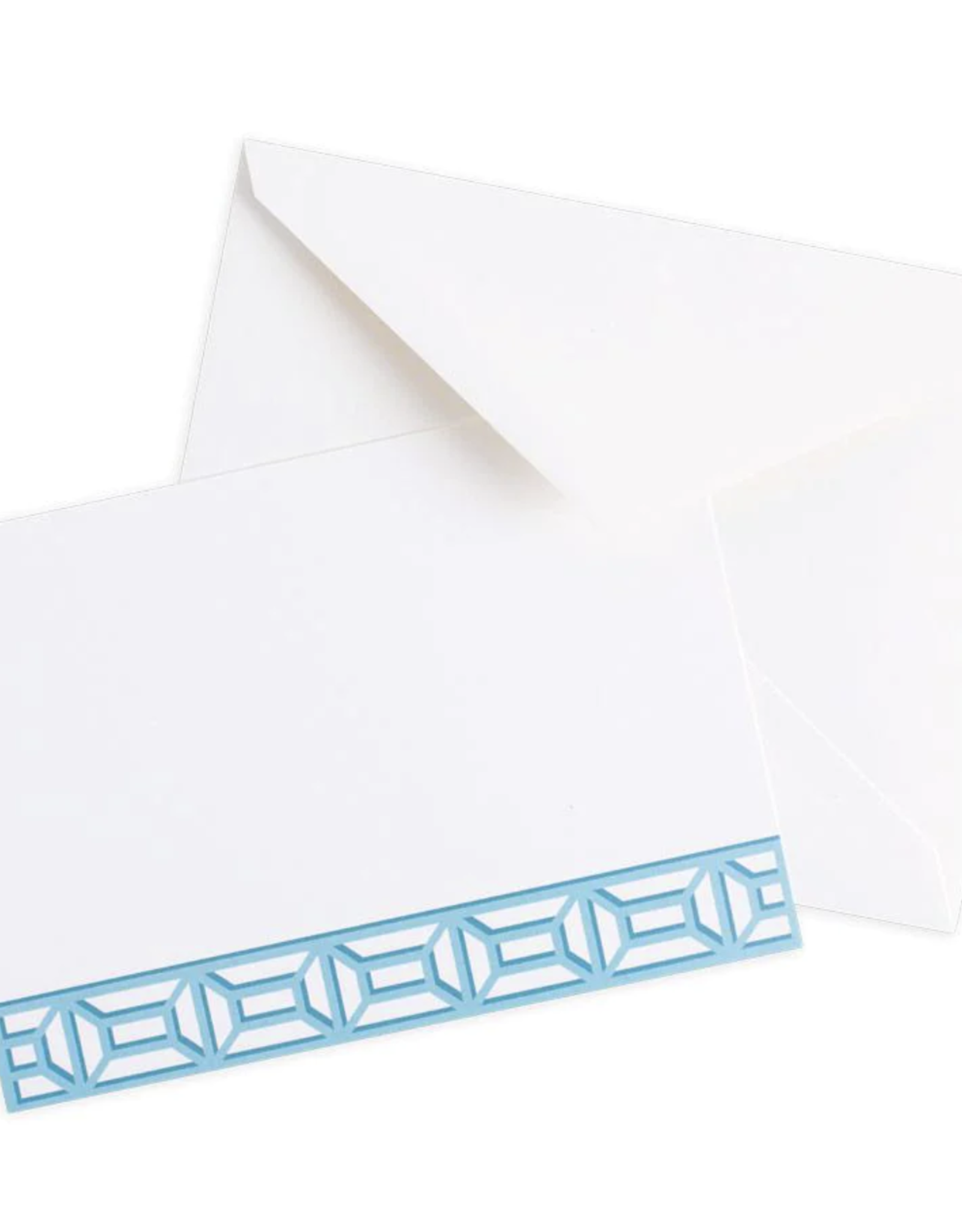 Garden Gate French Blue Correspondence Cards