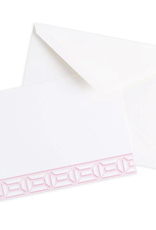 Caspari Garden Gate Light Pink Correspondence Cards