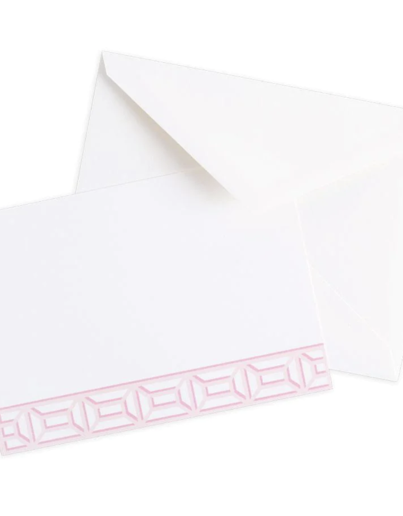 Caspari Garden Gate Light Pink Correspondence Cards
