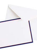 Caspari Classic Navy 2 Tone Correspondence Cards