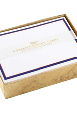 Caspari Classic Navy 2 Tone Correspondence Cards