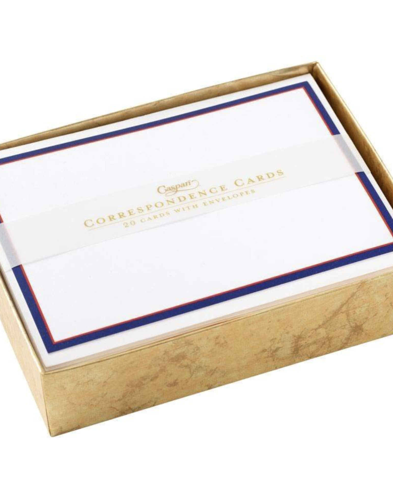 Caspari Classic Navy 2 Tone Correspondence Cards
