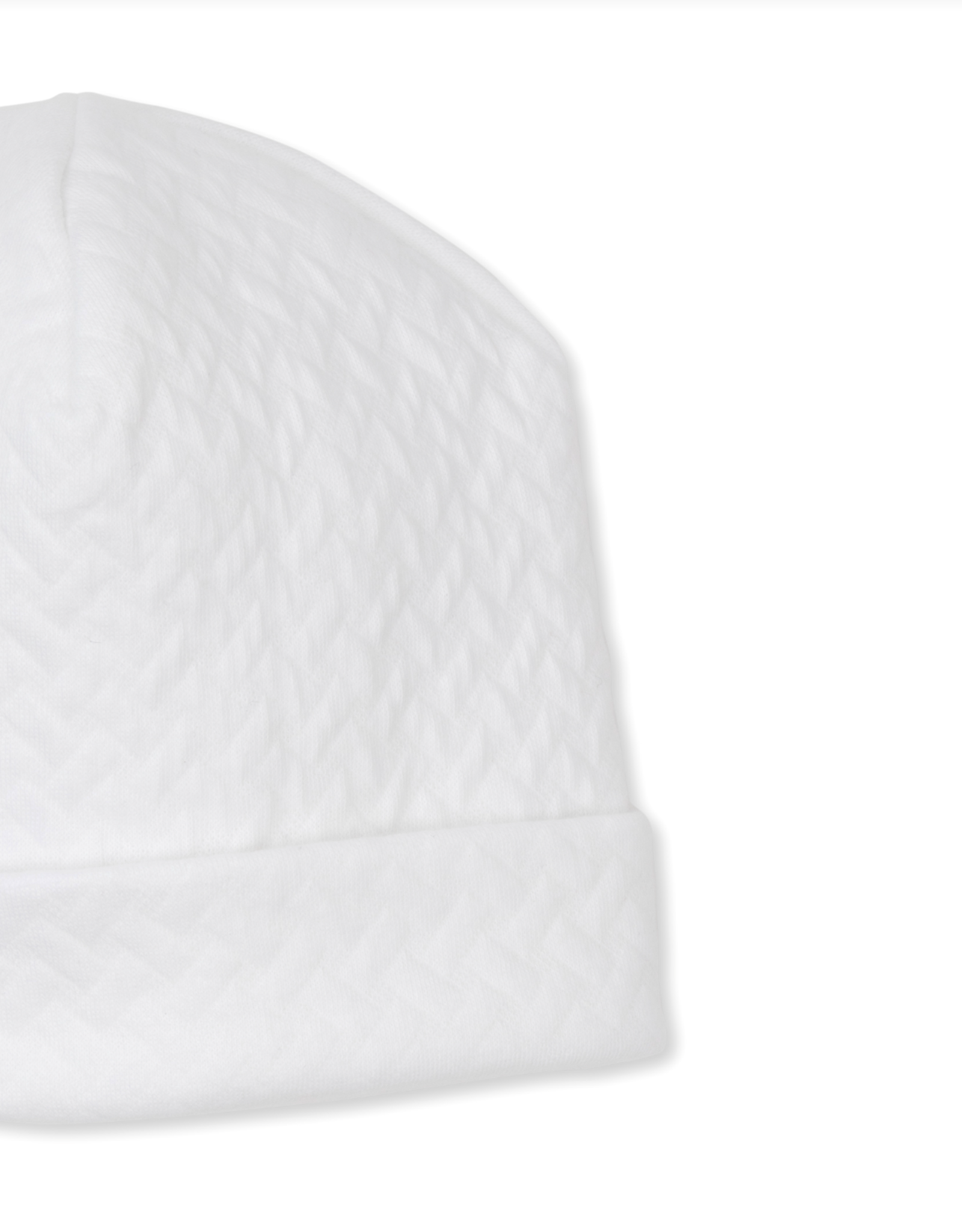 Kissy Kissy Jacquard Hat White