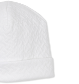 Kissy Kissy Jacquard Hat White