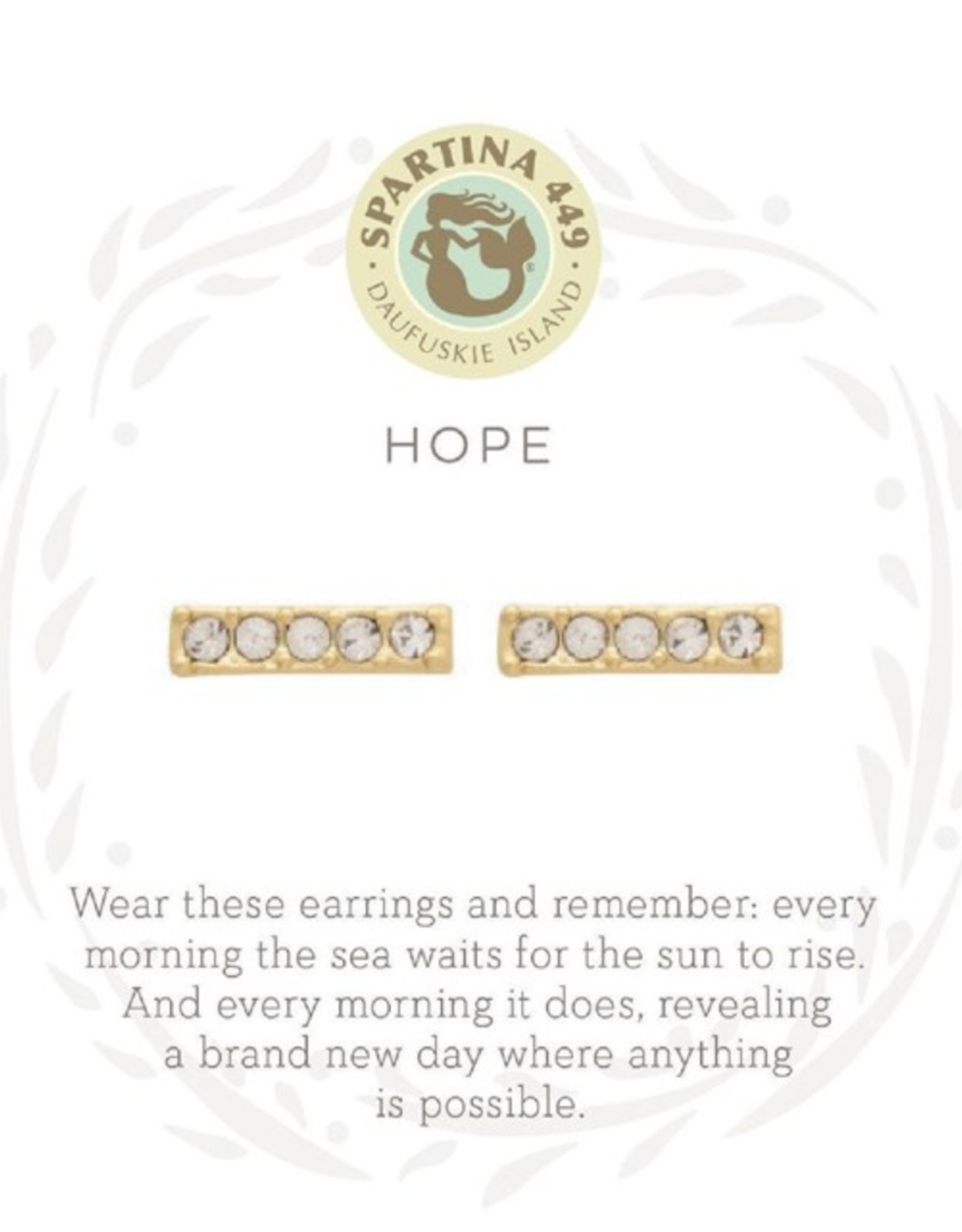 Spartina Earrings Hope/Horizon Gold