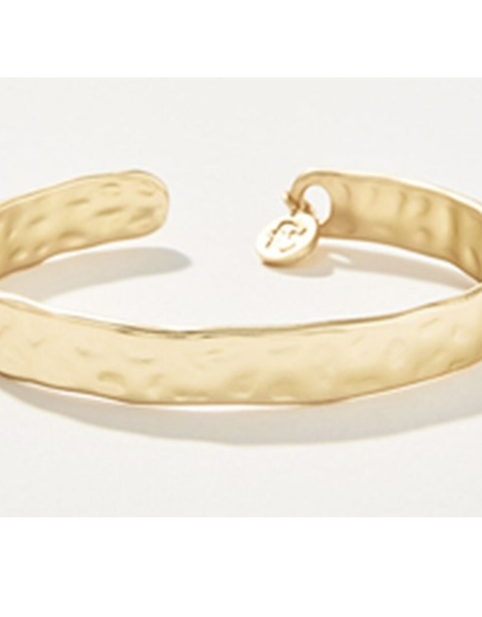 Spartina Hammered Cuff Gold