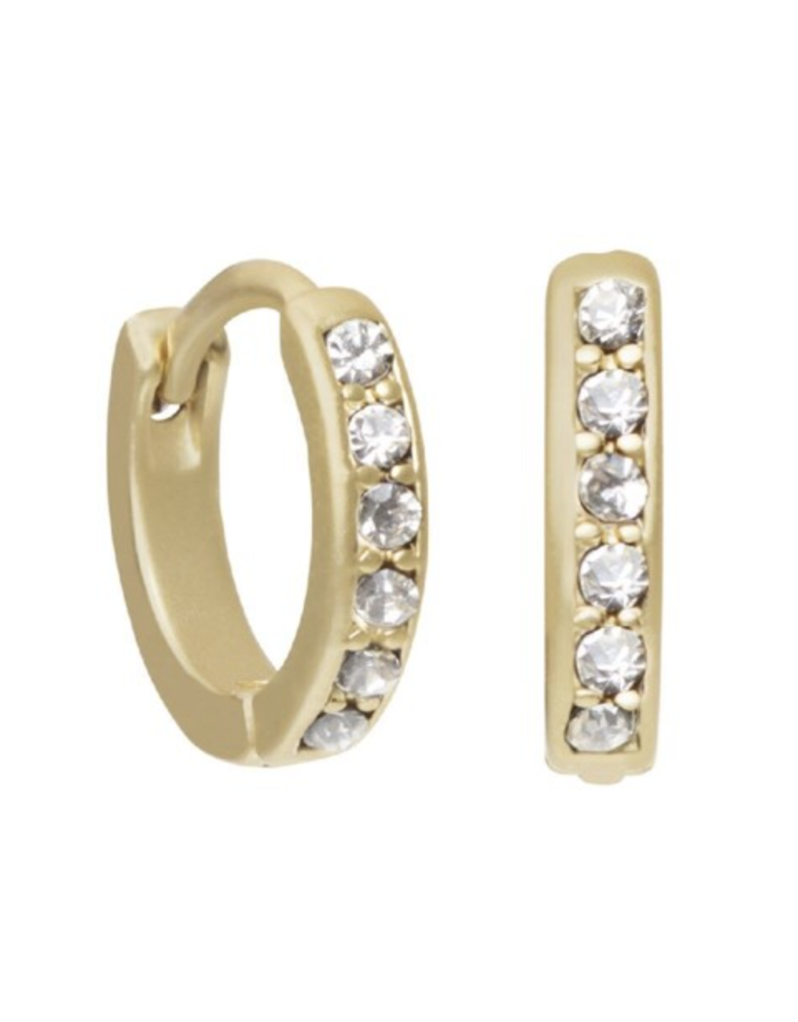 Spartina Hoop  Earrings Grateful Gold