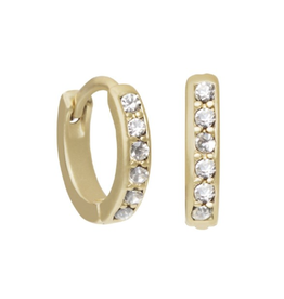 Spartina Hoop  Earrings Grateful Gold