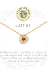 Spartina Just Be Sea Urchin Necklace Gold