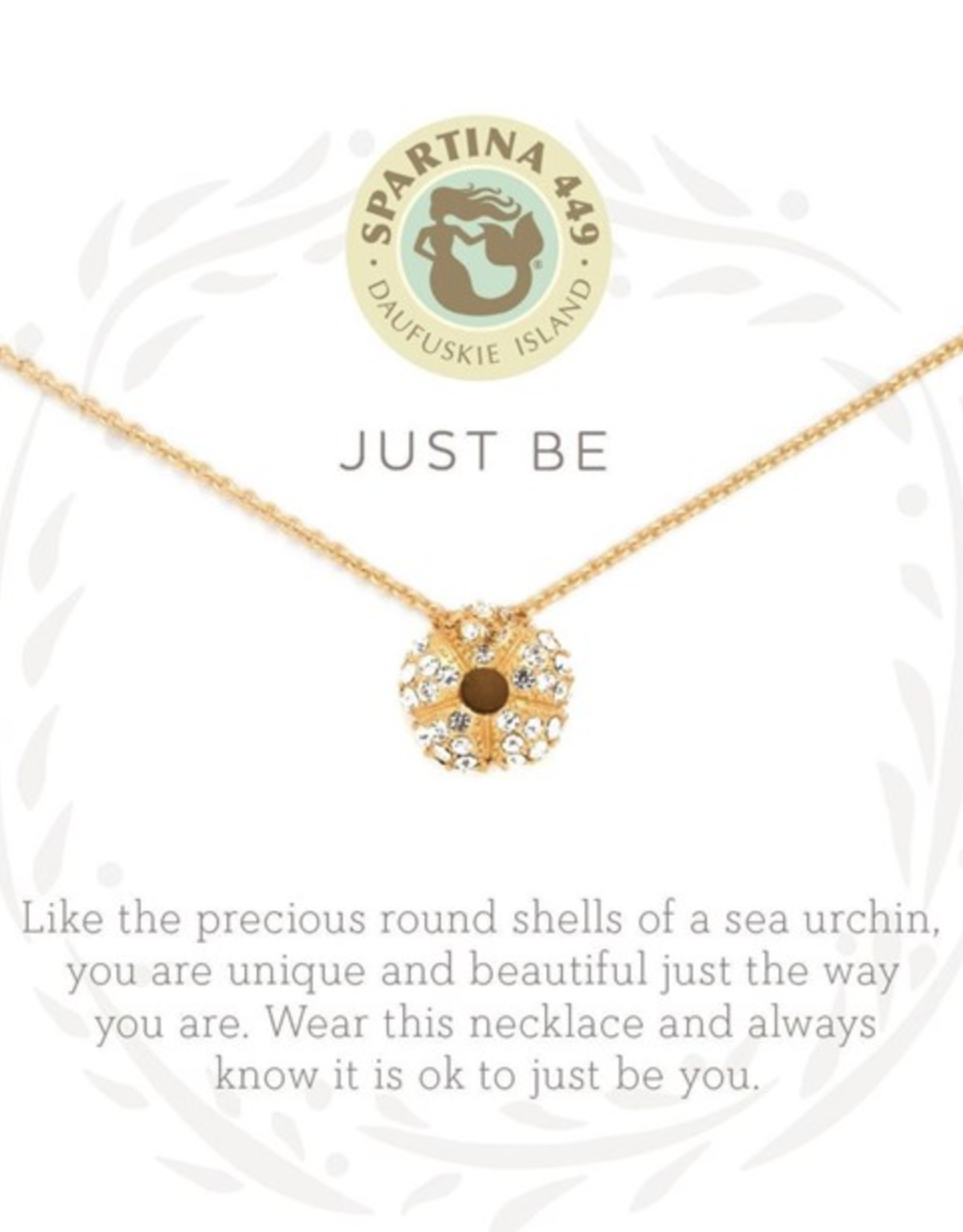 Spartina Just Be Sea Urchin Necklace Gold