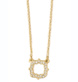 Spartina Luck Quatrefoil Necklace Gold