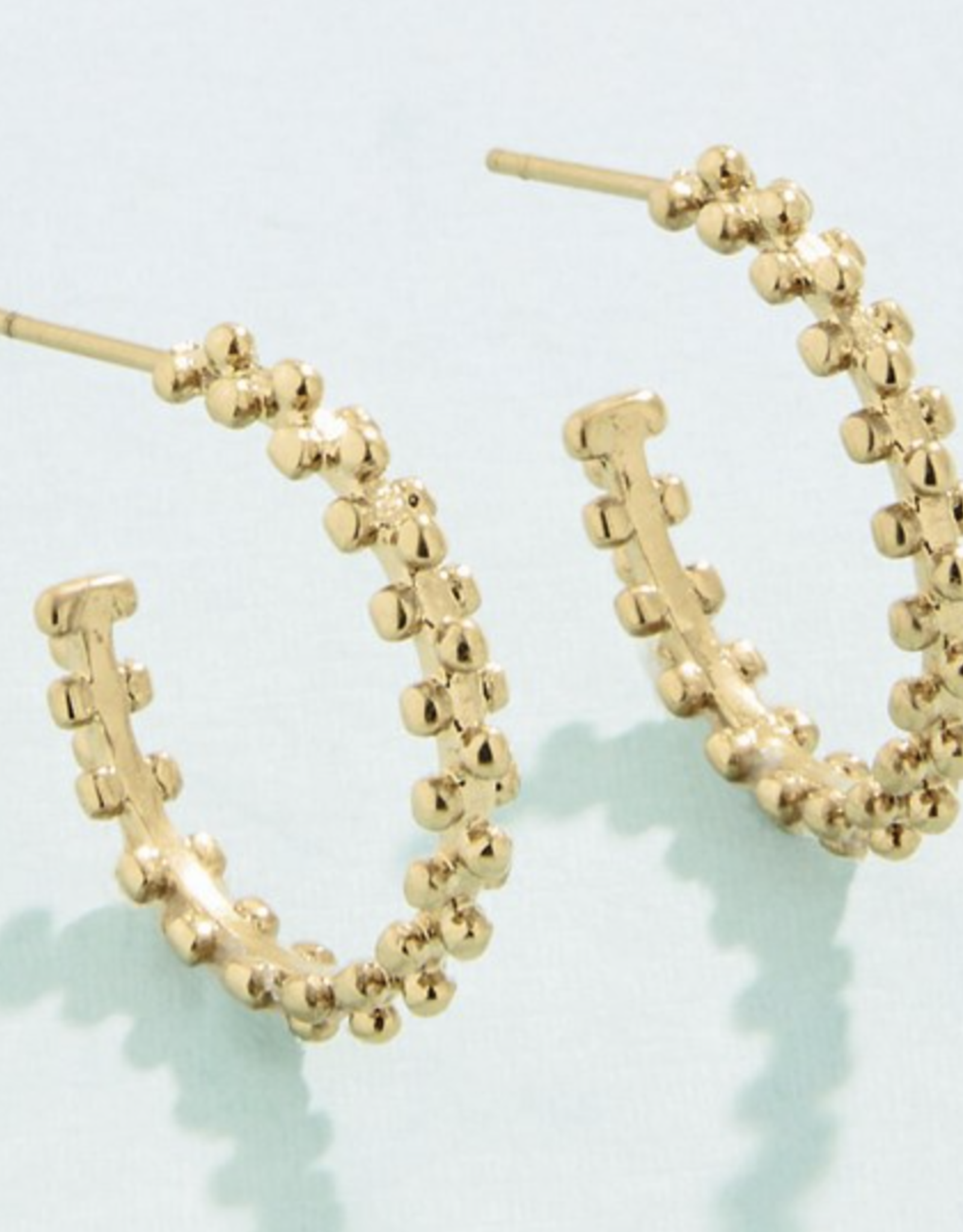 Spartina SP Telfair Hoop  Earrings 20mm gold