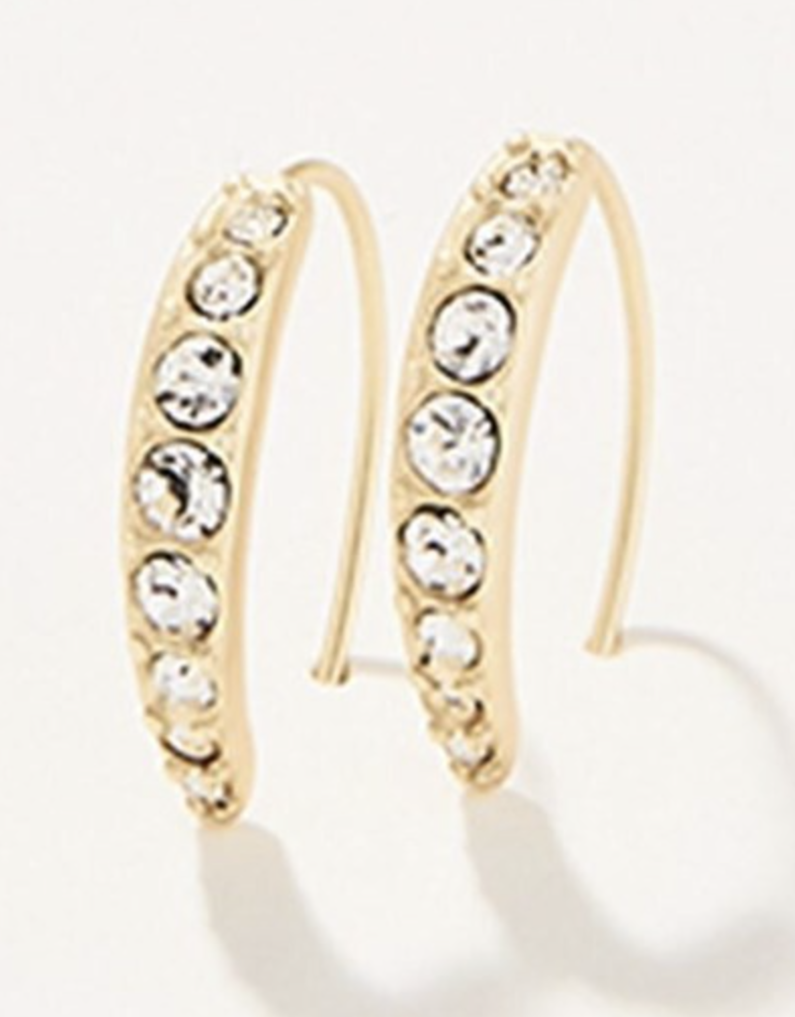 Spartina Sparkle Arc Hoop Earrings Small