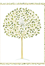 Caspari Dove in Pear Tree Boxed Christmas Cards