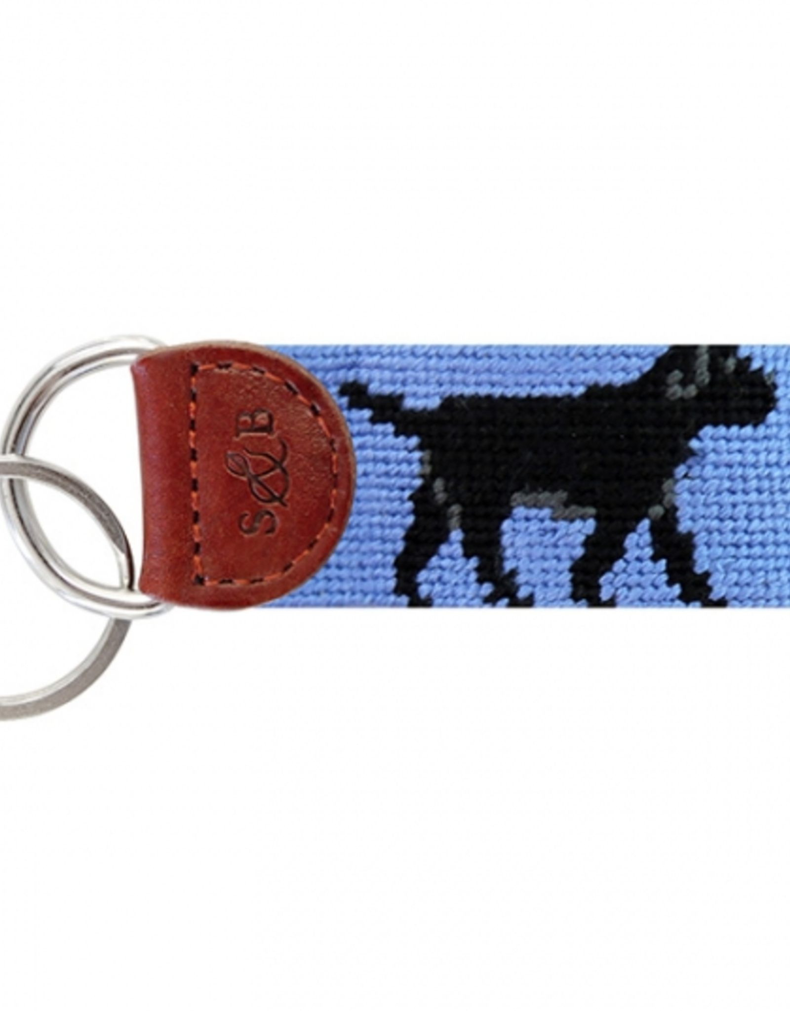 Smather's & Branson Key Fob Black Lab