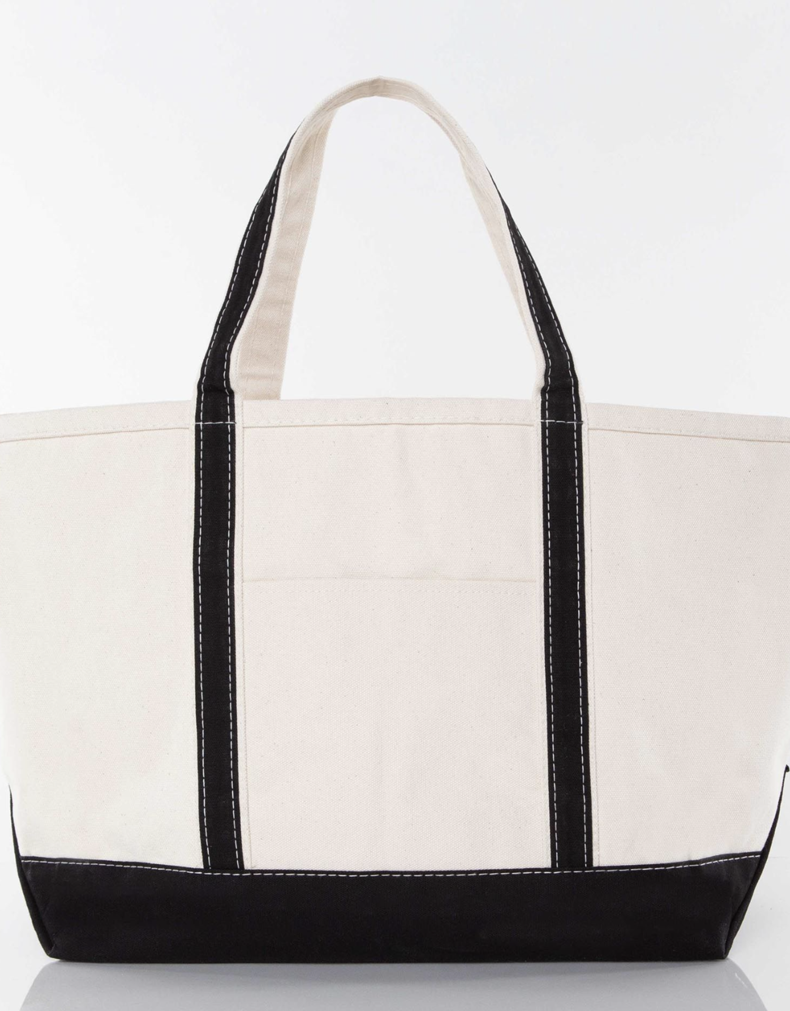 CB Station Large Canvas Boat Tote Black