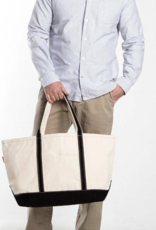 CB Station Large Canvas Tote Black