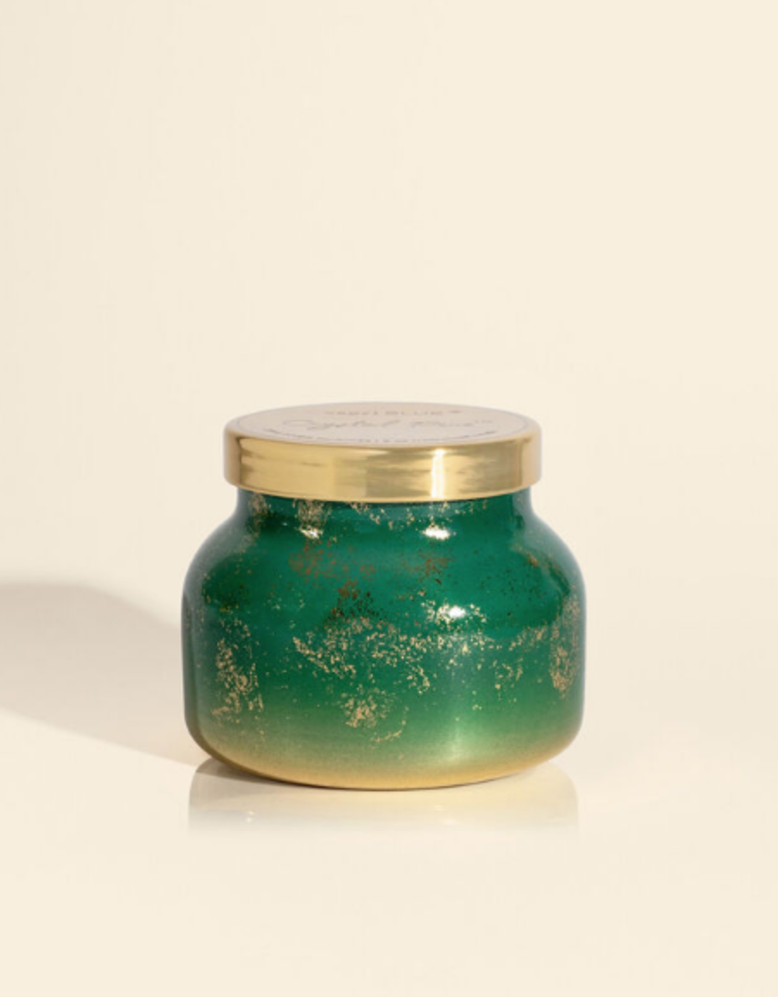 Capri Blue Glimmer Petite Jar Candle Crystal Pine
