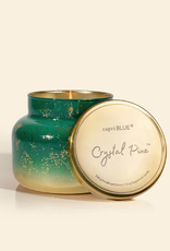 Capri Blue Glimmer Signature Jar Candle Crystal Pine