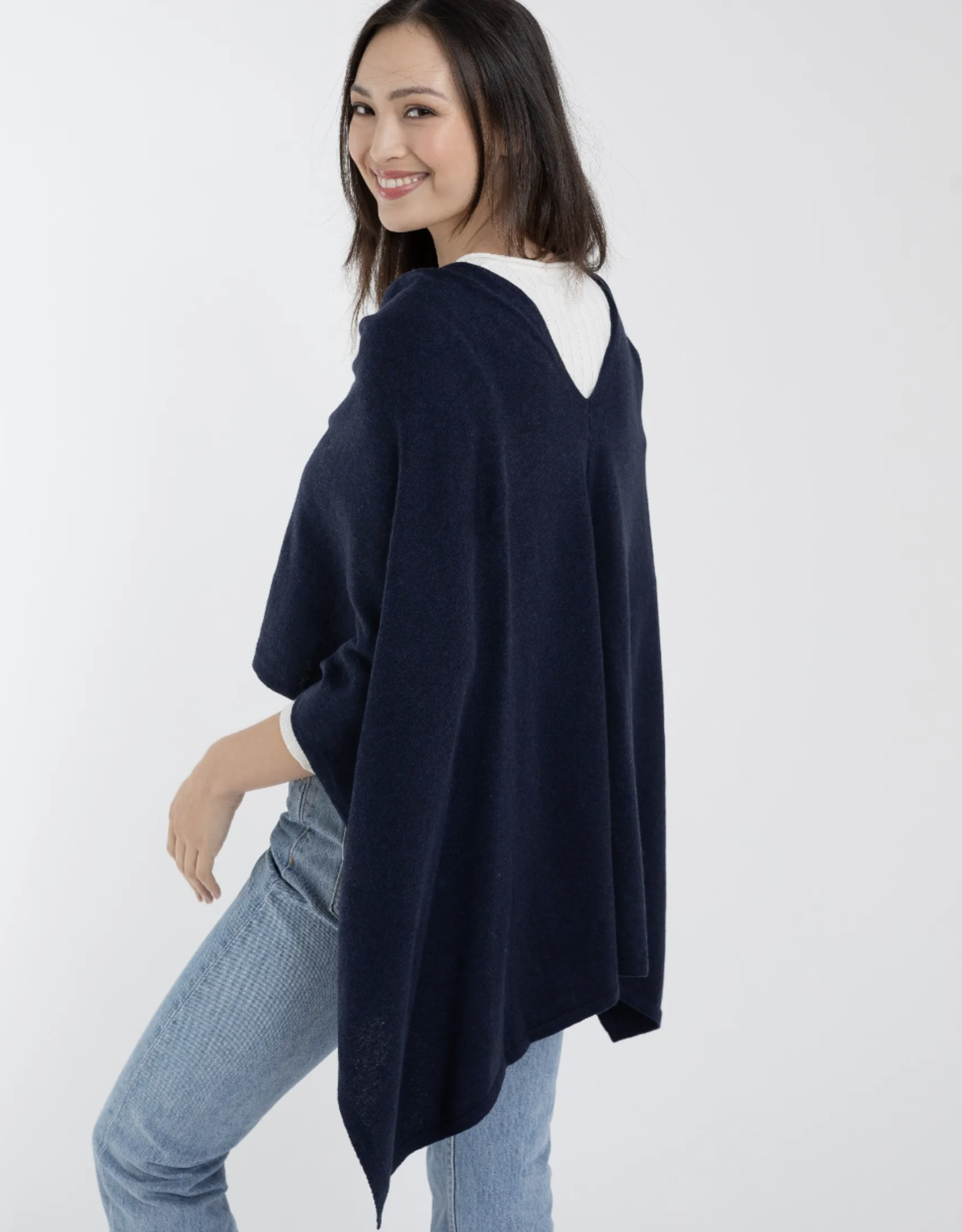 Alashan Cashmere Co. Abyss Cotton Cashmere Topper