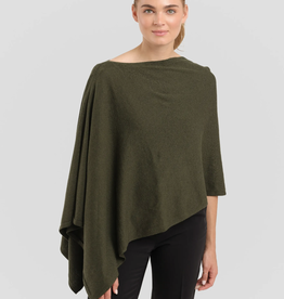 Alashan Cashmere Co. Deep Olive Cotton Cashmere Topper