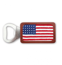 Smather's & Branson Bottle Opener American Flag