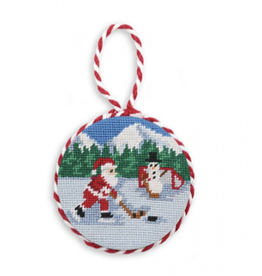 Smather's & Branson Christmas Hockey Santa Ornament Smather's & Branson Christmas Hockey Santa Ornament