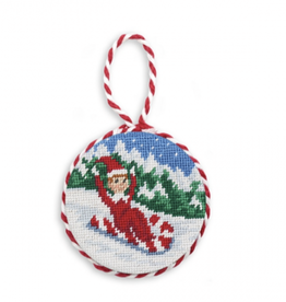 Smather's & Branson Christmas Sledding Elf Ornament