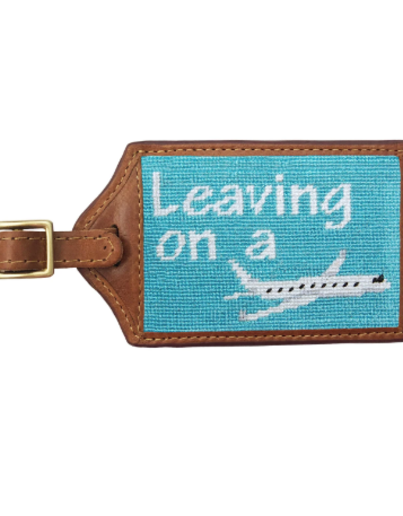 Smather's & Branson Luggage Tag Leaving on a Plane
