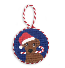 Smather's & Branson Christmas Chocolate Lab Ornament
