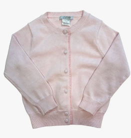 A Soft Idea Ruffle Placket Cardigan- Pink xx