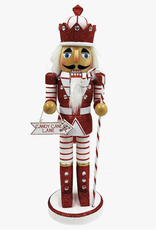 Santa's Workshop Candy Cane King 14" Nutcracker