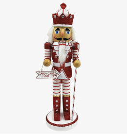 Santa's Workshop Candy Cane King 14" Nutcracker