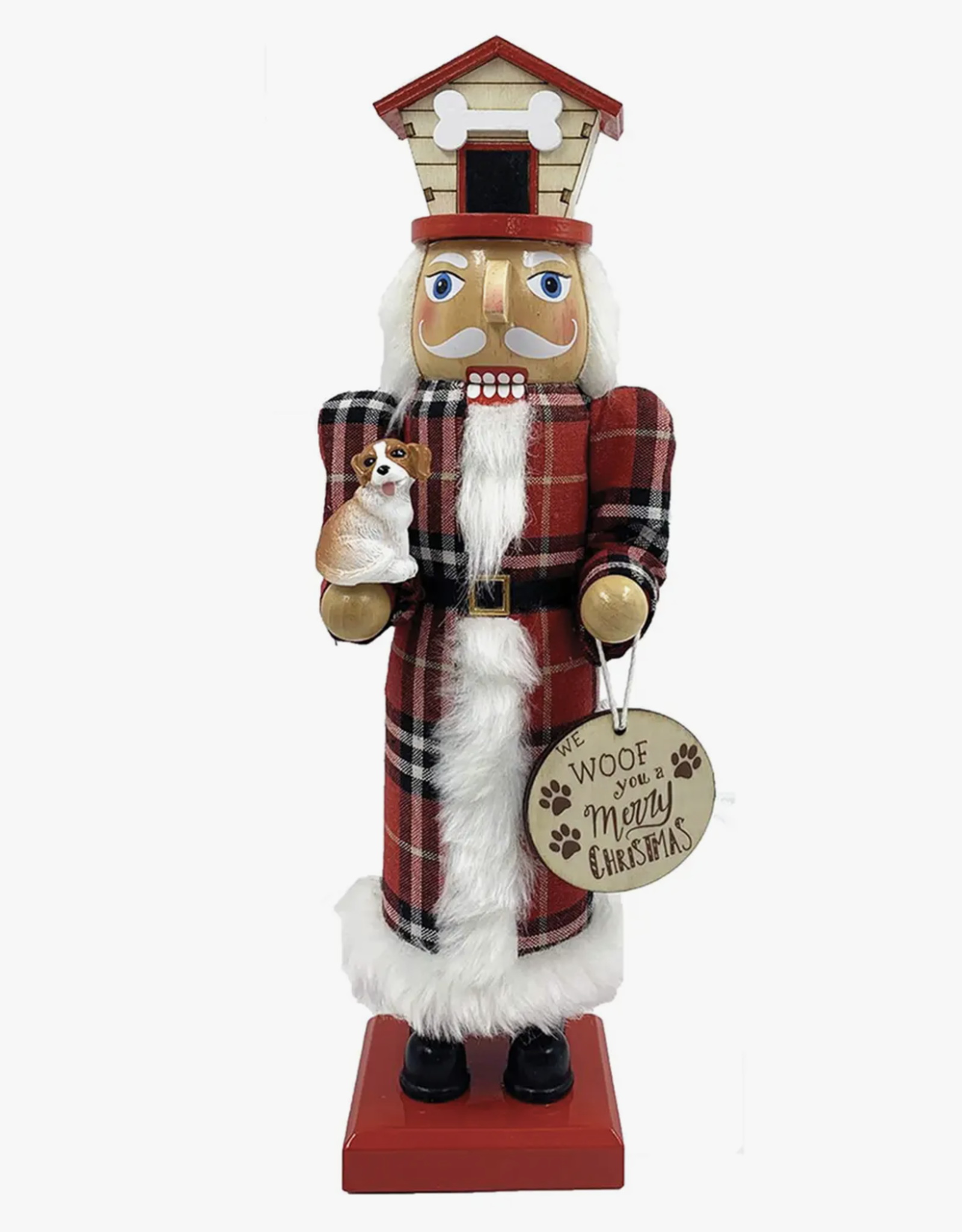 Santa's Workshop Dog Lover 14" Nutcracker