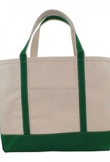 CB Station Large Canvas Boat Tote Emerald