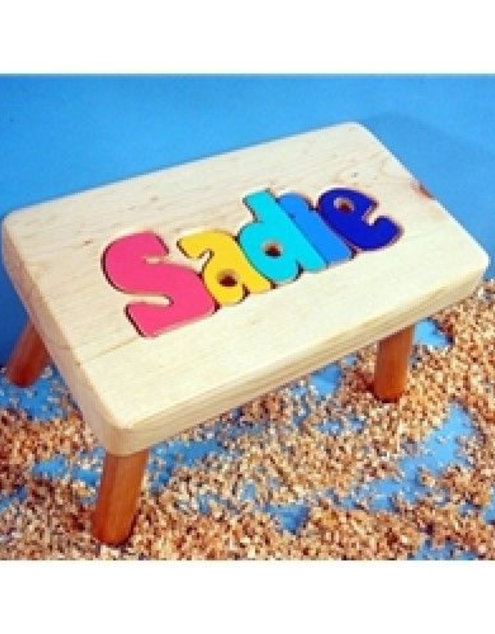 Cubbyhole Toys Natural Name Stool