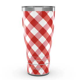 Tervis Tumbler 30oz Stainless Picnic Red Gingham