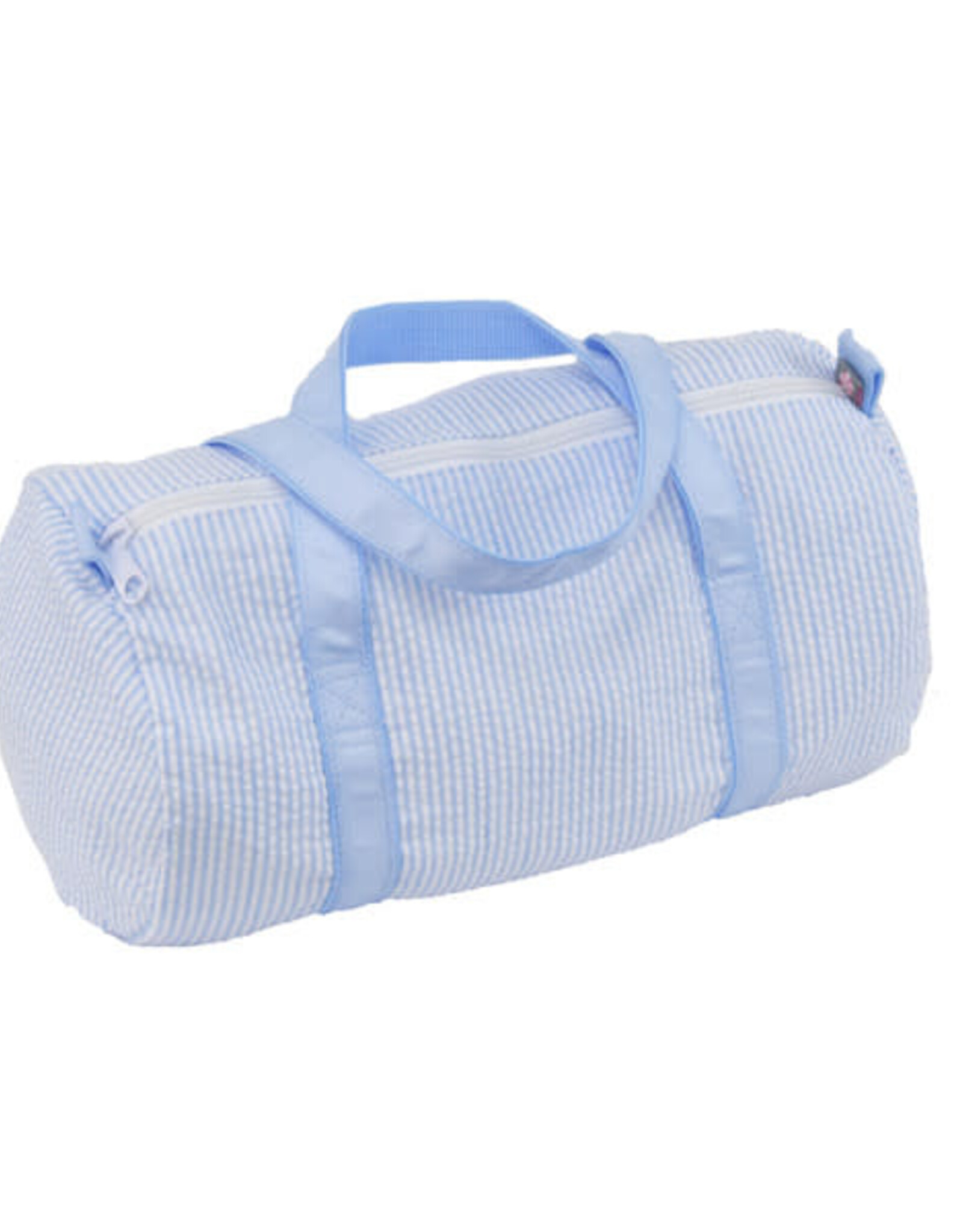 Mint OhMint Baby Duffle Light Blue Seersucker 13"x11"xx