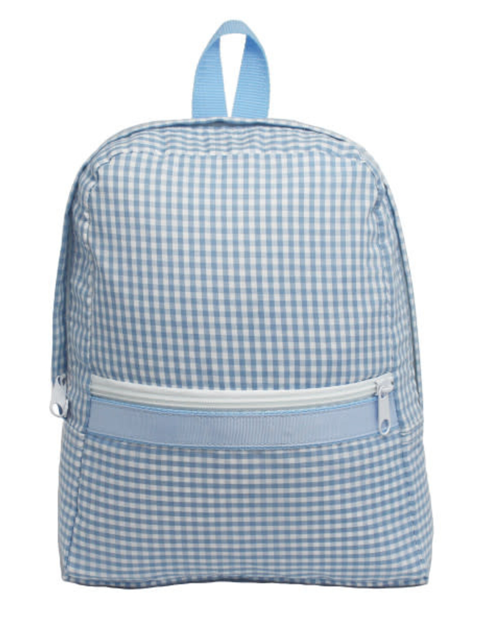 Mint Small Backpack Blue Gingham