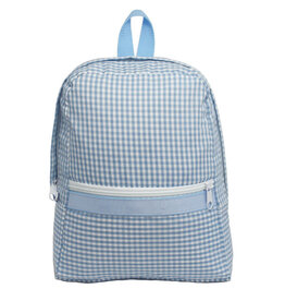 Mint Small Backpack Blue Gingham