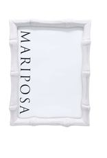 Mariposa Frame White Bamboo 5x7 xx