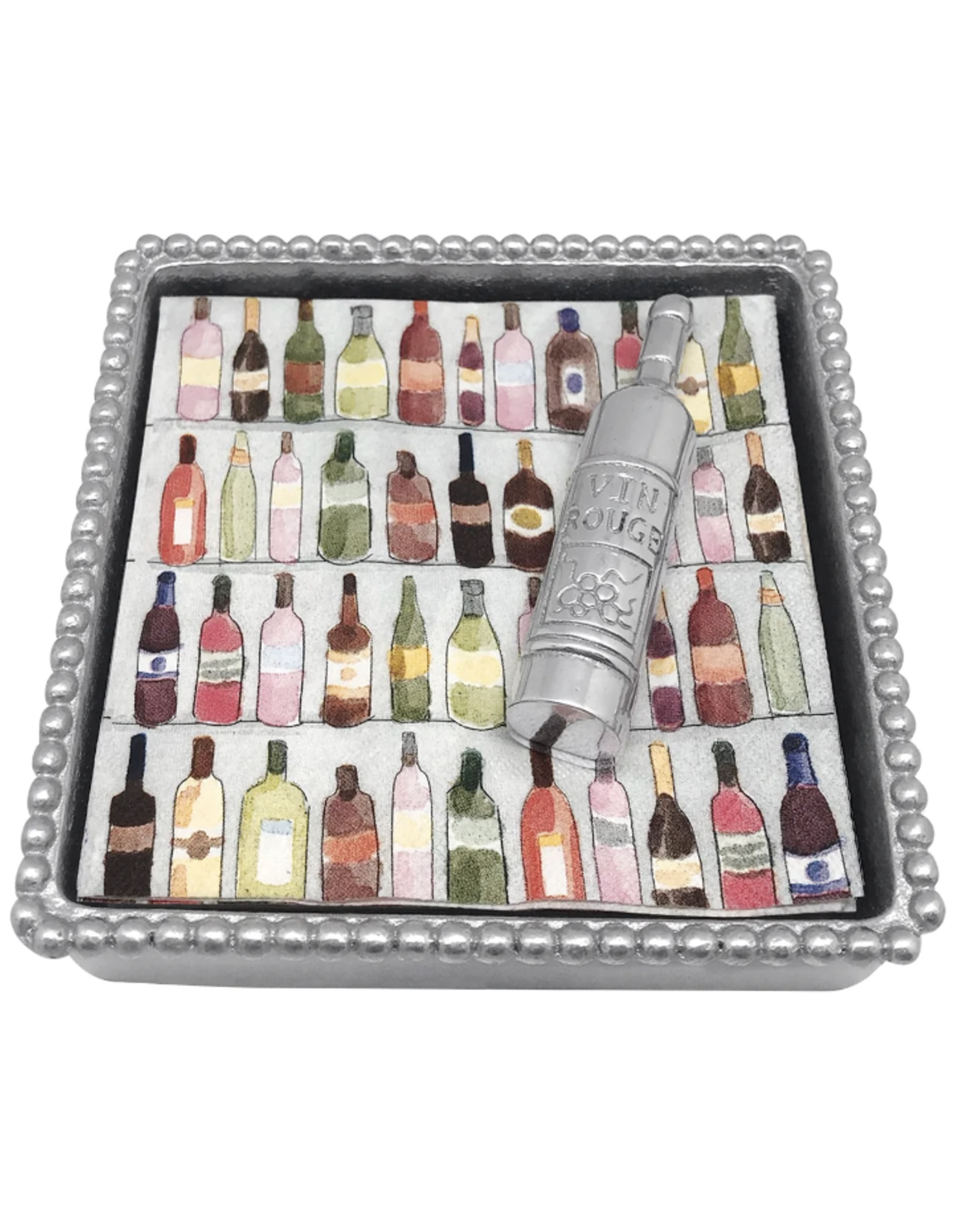 Mariposa Wine Bottle Napkin Box