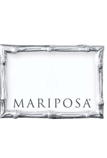 Mariposa Bamboo Frame 4x6 Silver