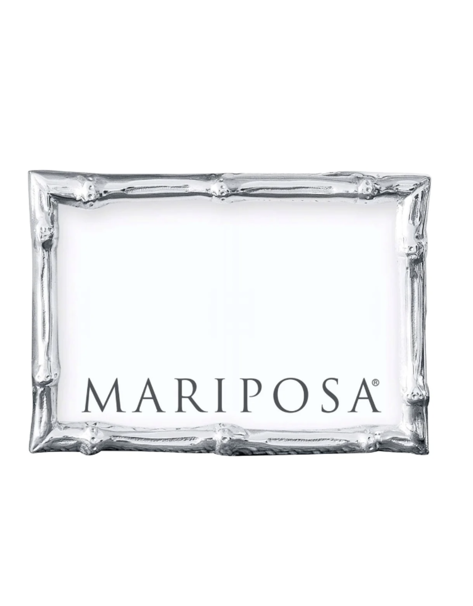 Mariposa Bamboo Frame 4x6 Silver