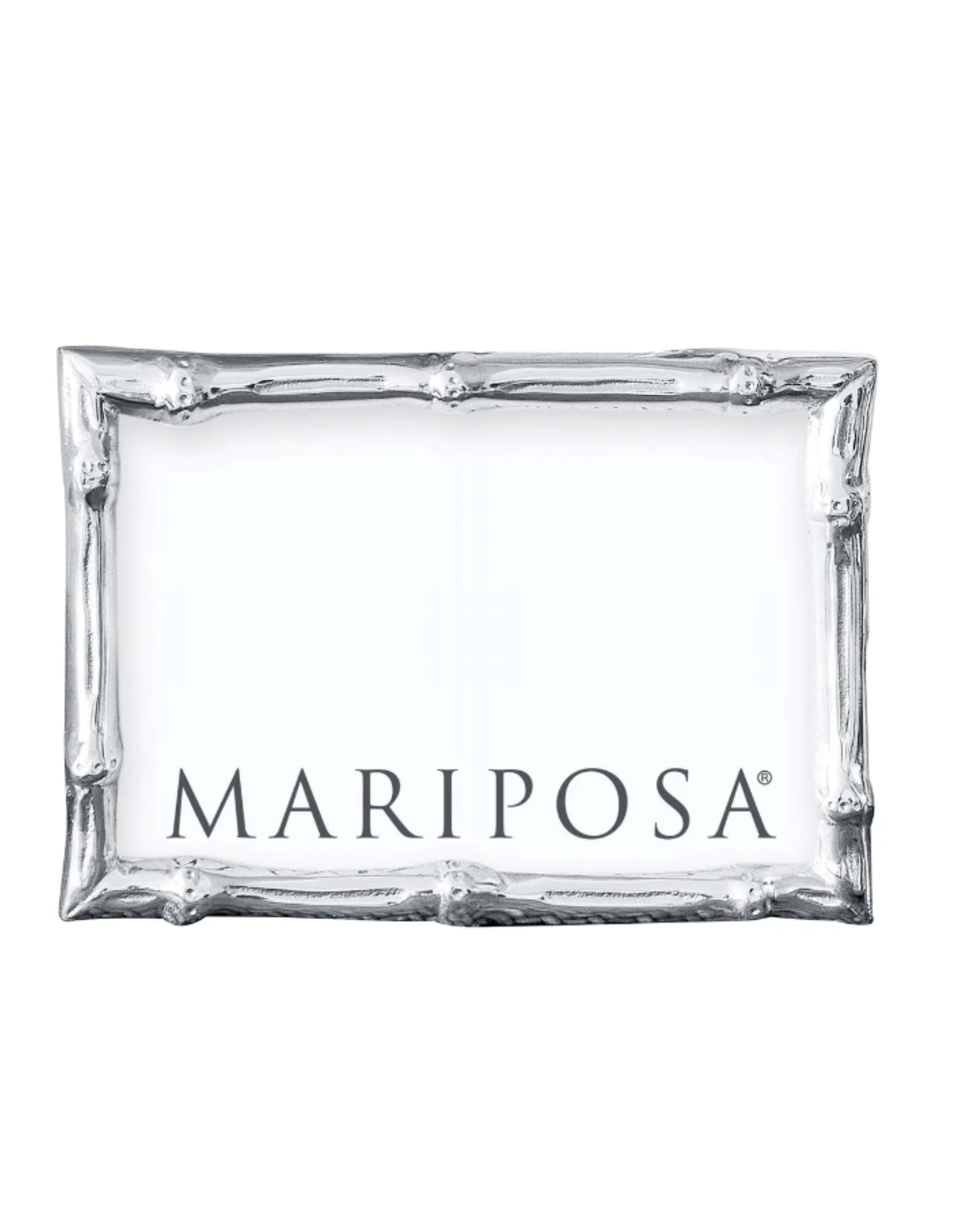 Mariposa Bamboo Frame  Silver 4x6
