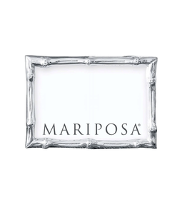 Mariposa Bamboo Frame 4x6 Silver