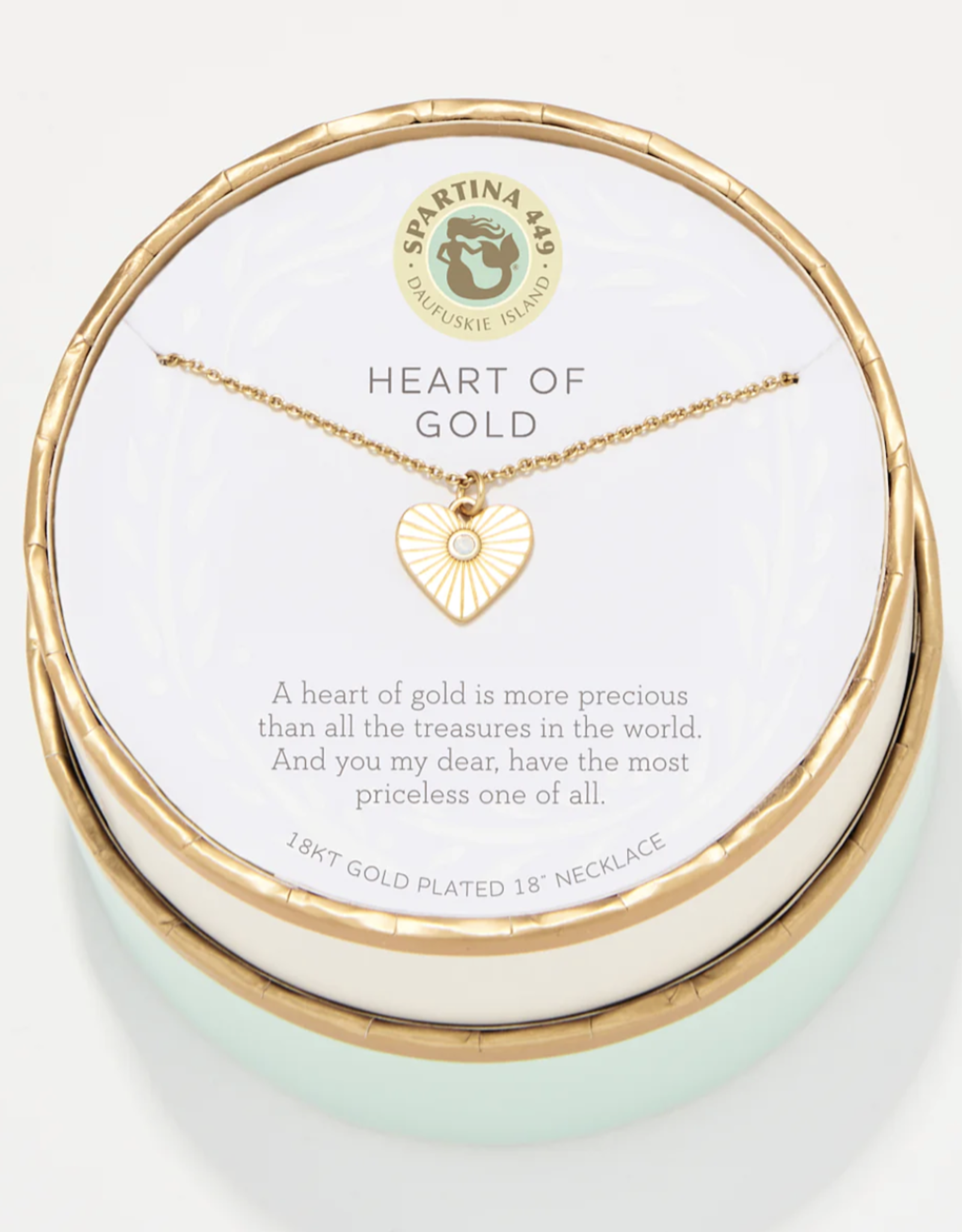 Spartina Heart of Gold Necklace
