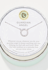Guardian Angel Silver Necklace