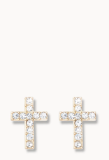 Spartina Have Faith Gold Stud Earrings
